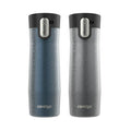 Contigo® AUTOSEAL® West Loop Vacuum-Insulated Stainless Steel Travel Mug with Easy-Clean Lid, 20 oz, 2-Pack 2MWr