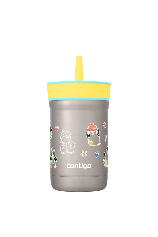 Contigo® Kids Leighton Spill-Proof Stainless Steel Tumbler with Straw, 12oz zyp1