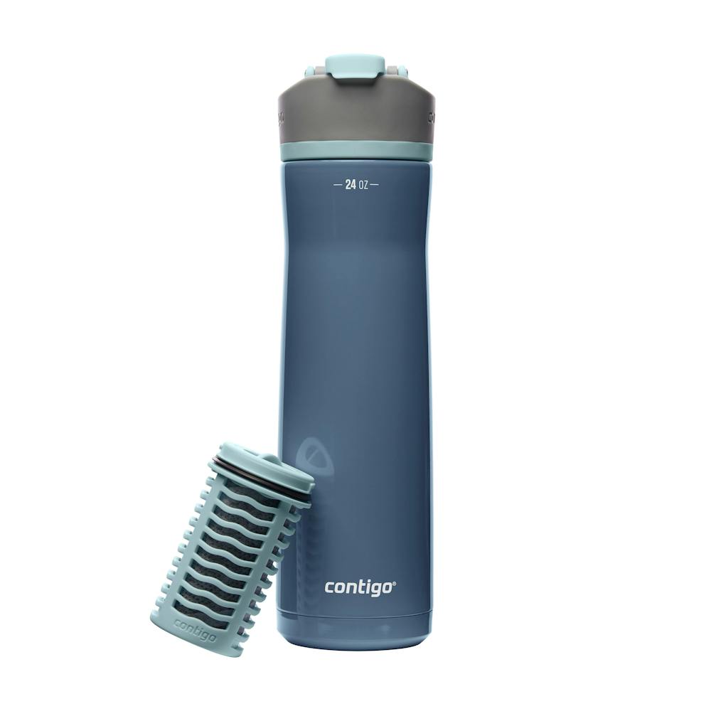 Contigo® Clybourn Chill Freeflow Filtration Stainless Steel Water Bottle with AUTOSEAL® Lid, 24oz KBl0