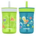 Contigo® Kids’ Leighton Straw Tumbler with Spill-Proof Leak-Proof Lid, 14oz n2Ac