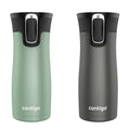 Contigo® West Loop 2.0 Leak-Proof Spill-Proof Insulated Stainless Steel Travel Mug, 16oz., 2 Pack RzuH