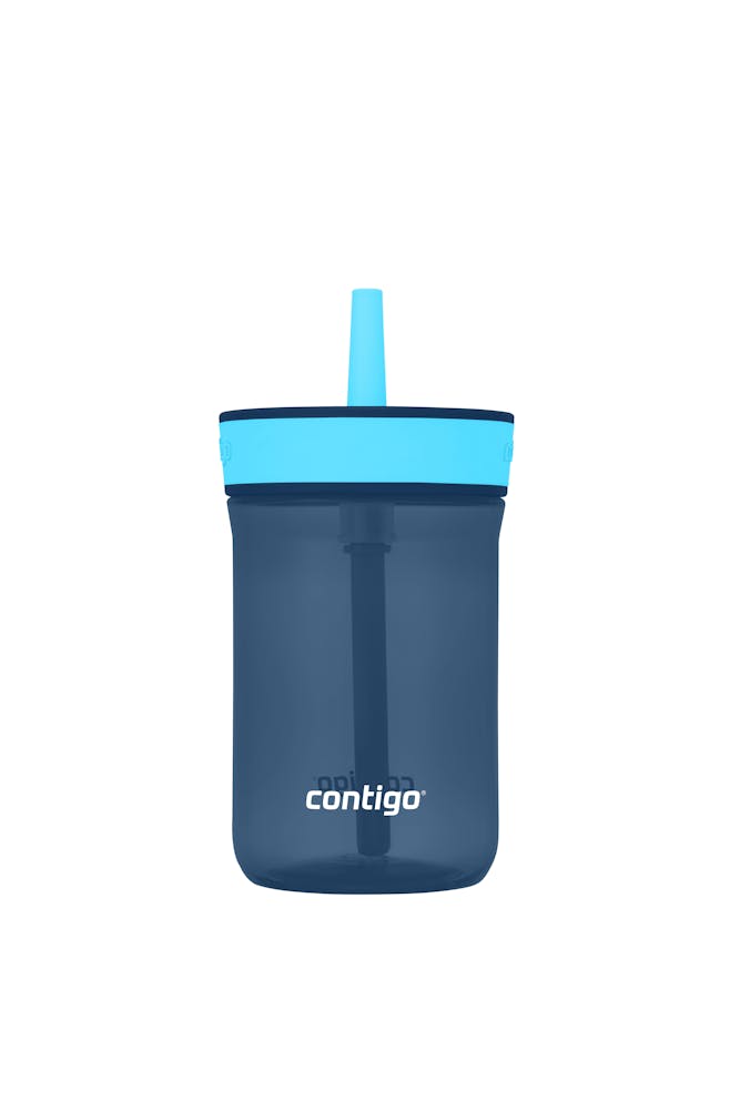 Contigo® Kids’ Leighton Straw Tumbler with Spill-Proof Leak-Proof Lid, 14oz eMvw