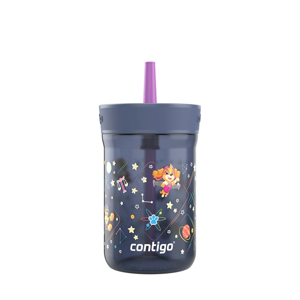 Contigo® Kids’ Leighton Straw Tumbler with Spill-Proof Leak-Proof Lid, 14oz XGe7