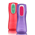 Contigo® Trekker Kids Water Bottle with AUTOSEAL® Lid, 14oz, 2-Pack qyeV