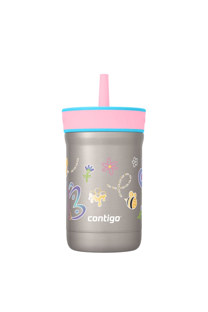 Contigo® Kids Leighton Spill-Proof Stainless Steel Tumbler with Straw, 12oz ZEs2