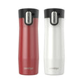 Contigo® AUTOSEAL® West Loop Vacuum-Insulated Stainless Steel Travel Mug with Easy-Clean Lid, 20 oz, 2-Pack 0oha