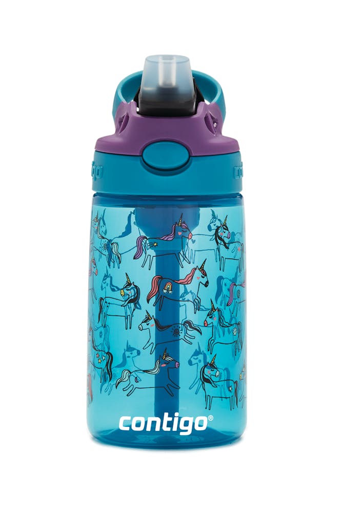 Contigo® Kids Straw Water Bottle with AUTOSPOUT® Lid, 14oz q2YV