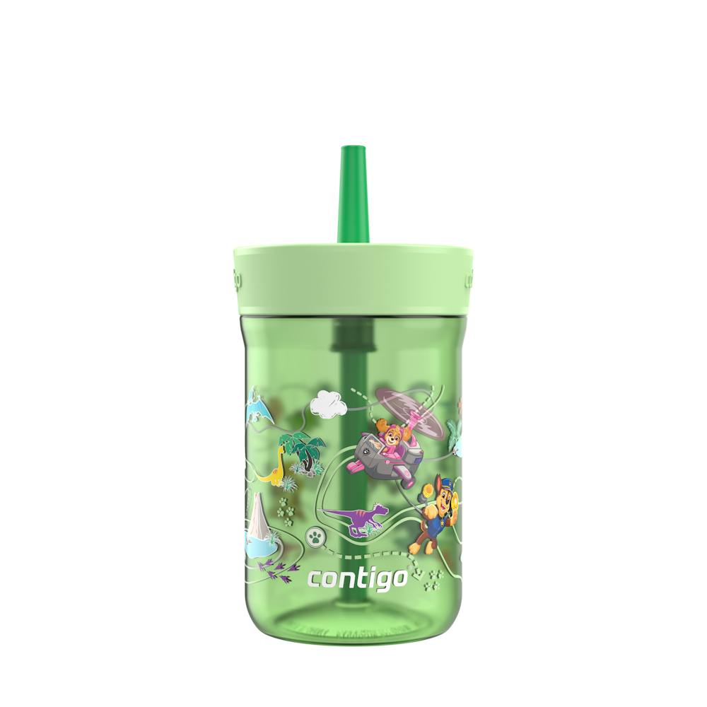 Contigo® Kids’ Leighton Straw Tumbler with Spill-Proof Leak-Proof Lid, 14oz vBI4